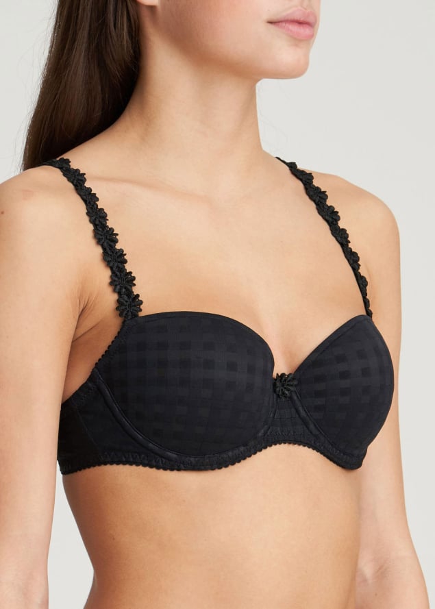 Soutien-Gorge Balconnet Rembourr  Armatures Marie-Jo Noir