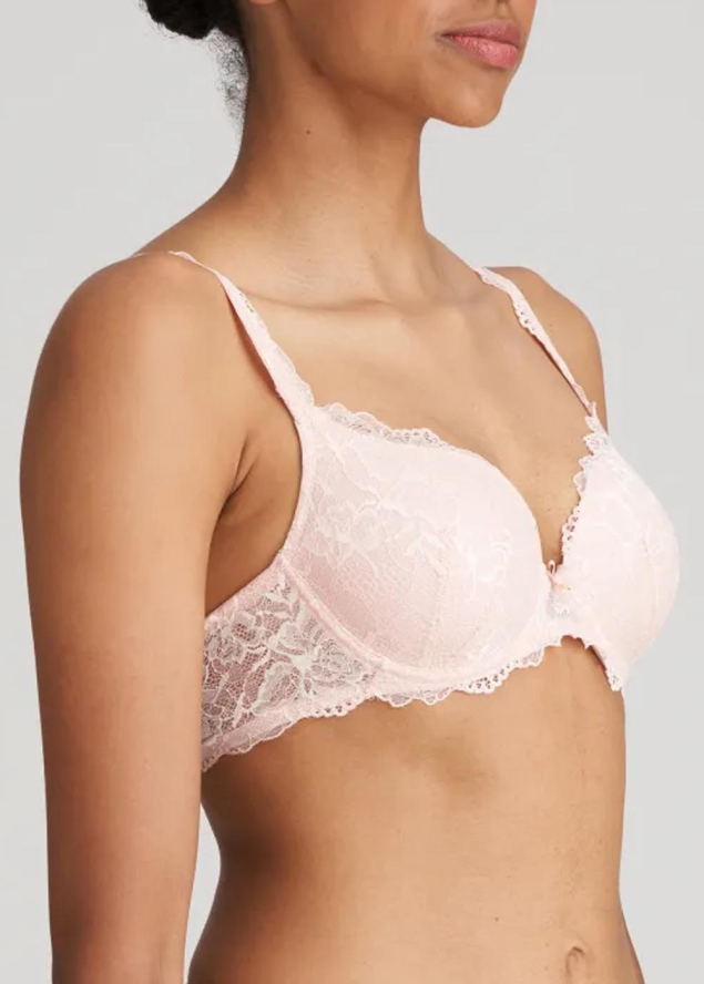 Soutien-gorge   armature rembourr forme coeur Marie-Jo Pearly Pink