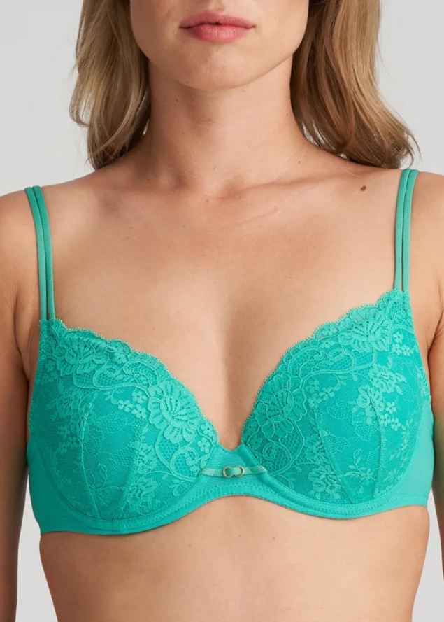 Soutien-gorge rembourr forme coeur Marie-Jo Vivid Green