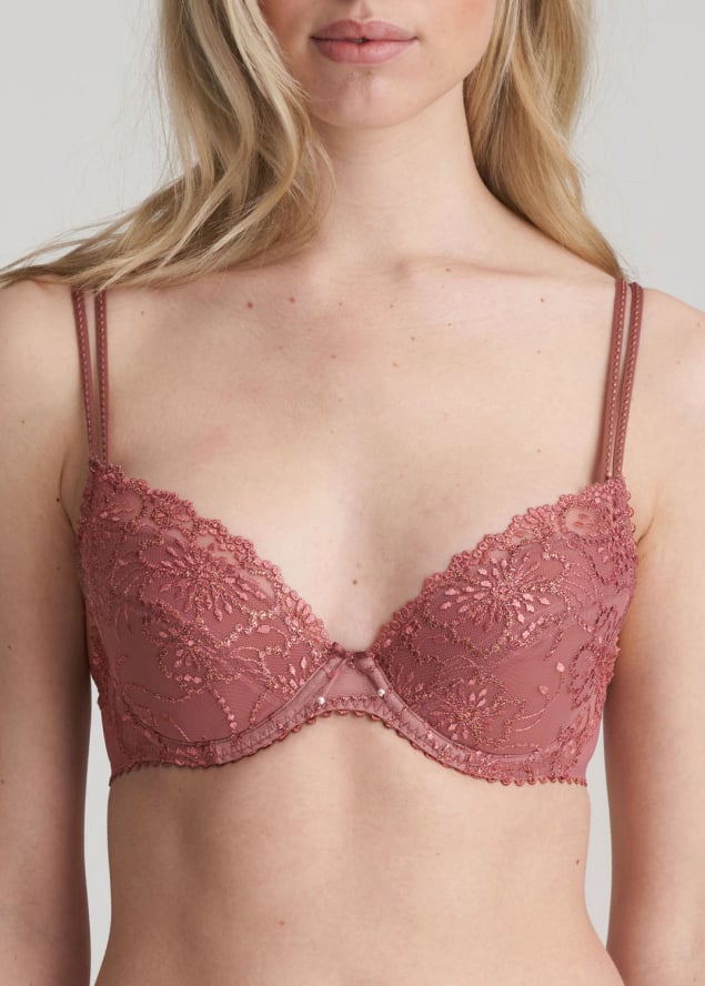 Soutien-gorge Push-up Coussinets Amovibles  Marie-Jo Red Copper