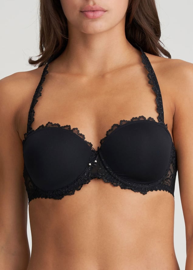 Soutien-gorge Bandeau  Armatures Marie-Jo Noir