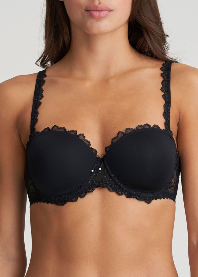 Soutien-gorge Bandeau  Armatures Marie-Jo Noir