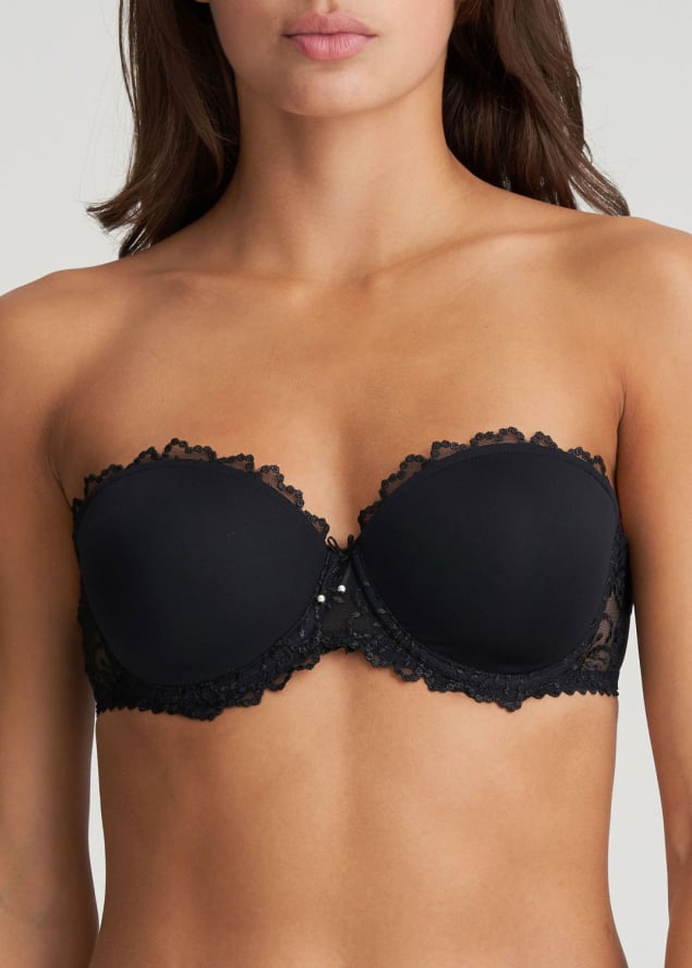 Soutien-gorge Bandeau  Armatures Marie-Jo Noir