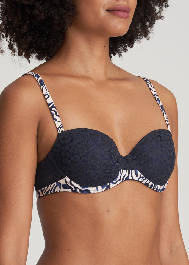 Soutien Gorge Rembourr Balconnet Marie-Jo Night Blue