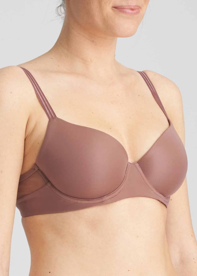 Soutien-gorge  Armatures Marie-Jo Satin Taupe