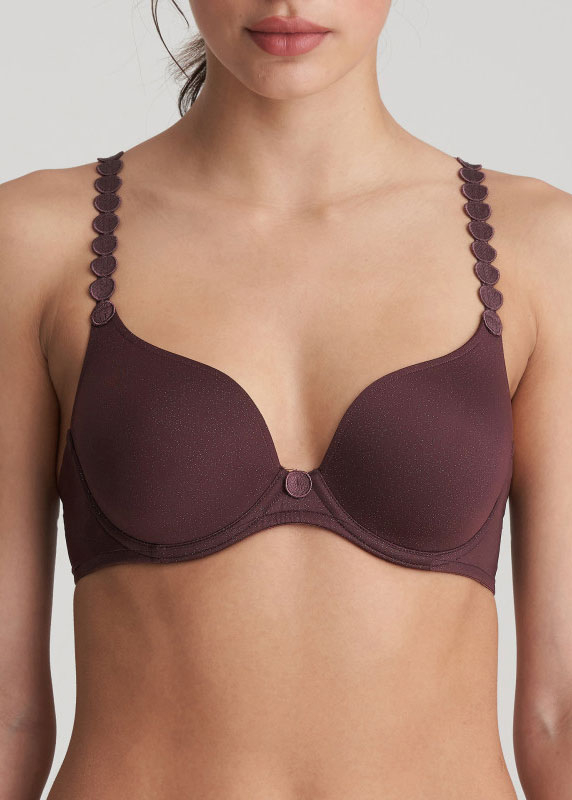 Soutien-gorge Rembourr Forme Coeur Marie-Jo Aubergine