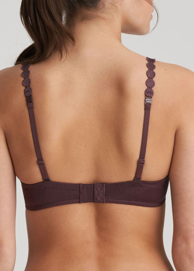 Soutien-gorge Rembourr Forme Coeur Marie Jo l'Aventure Aubergine