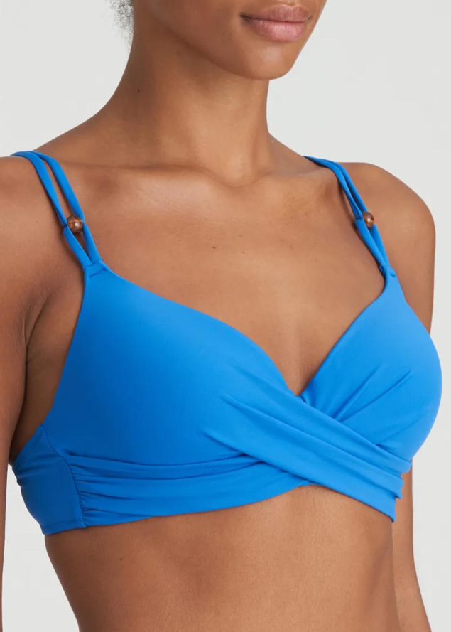 Haut De Bikini rembourr dcollet plongeant  Maillots de bain Marie Jo Swim Bleu Mistral