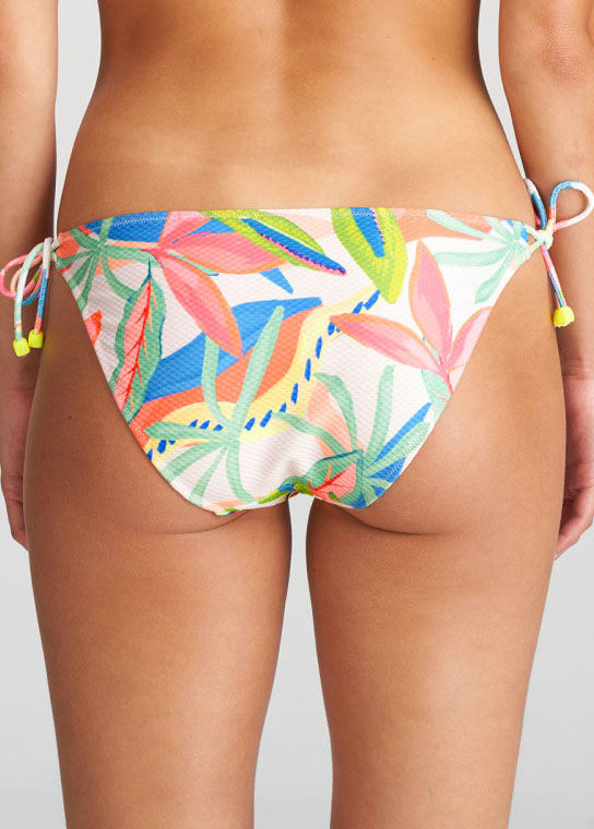 Slip Taille Basse Ficelles Maillots de bain Marie Jo Swim Tropical Blossom