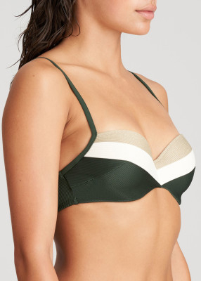 Soutien-gorge Balconnet Rembourr Maillots de bain Marie Jo Swim Malachite