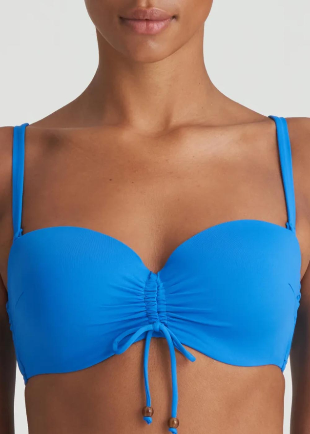 Haut De Bikini Bandeau rembourr Maillots de bain Marie Jo Swim Bleu Mistral