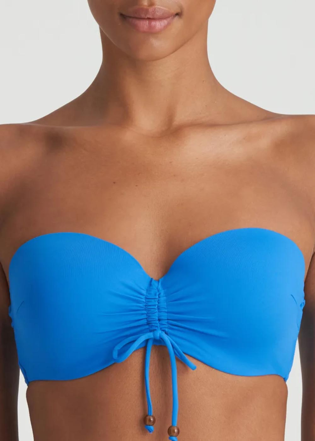 Haut De Bikini Bandeau rembourr Maillots de bain Marie Jo Swim Bleu Mistral