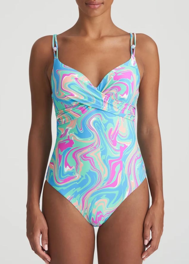 Maillot 1 Pice Rembourr  Maillots de bain Marie Jo Swim Ocean Swirl