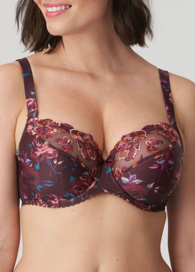 Soutien-gorge Balconnet Coupe Tulipe Prima Donna Aubergine