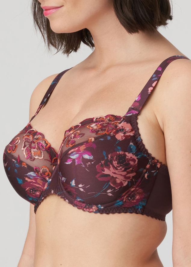 Soutien-gorge Balconnet Coupe Tulipe Prima Donna Aubergine