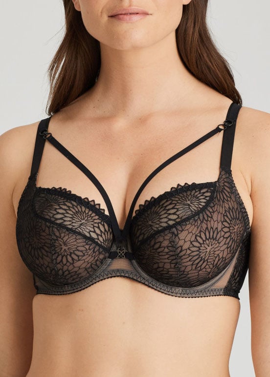 Soutien-gorge Balconnet  Armatures Prima Donna Noir