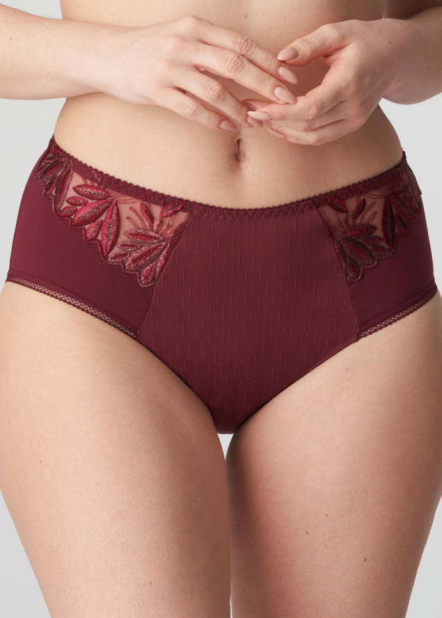 Slip Taille Haute Prima Donna Deep Cherry