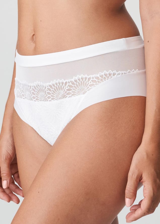 Slip Taille Haute Prima Donna Blanc