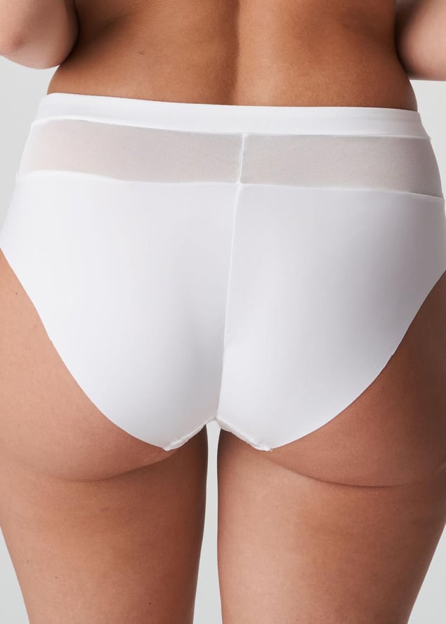 Slip Taille Haute Prima Donna Blanc