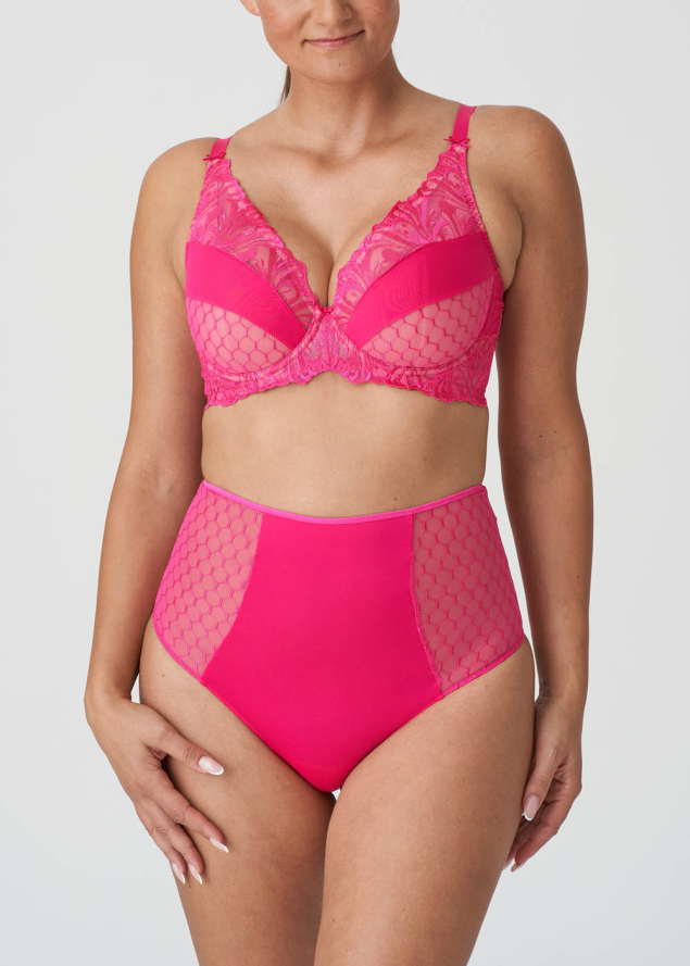 Soutien-gorge Demi Mousse Plongeant  Armatures Prima Donna Electric Pink