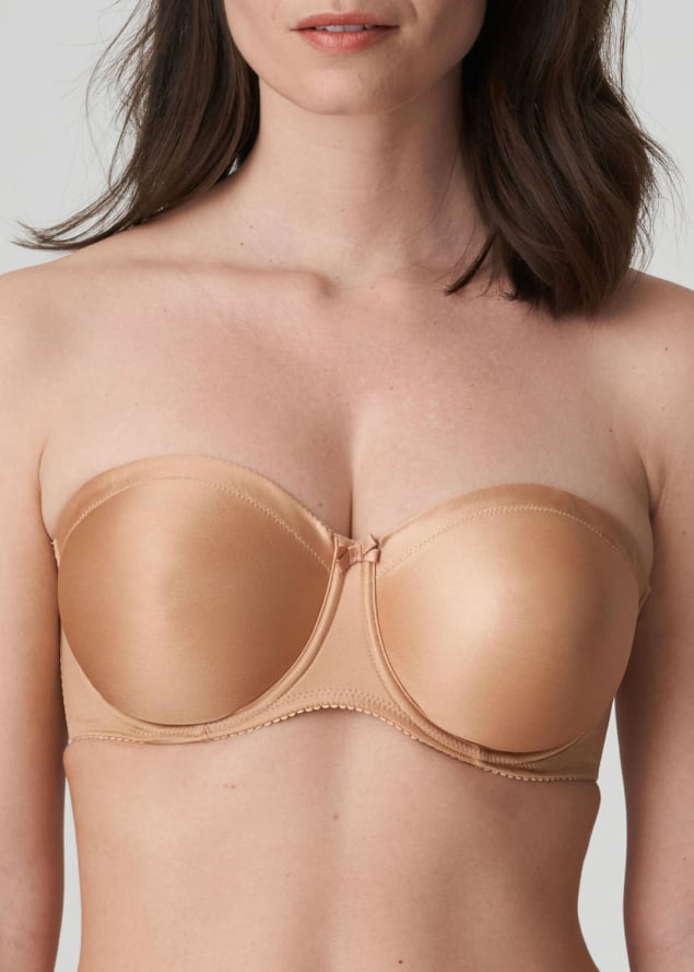 Soutien-gorge Bandeau Prima Donna Cognac