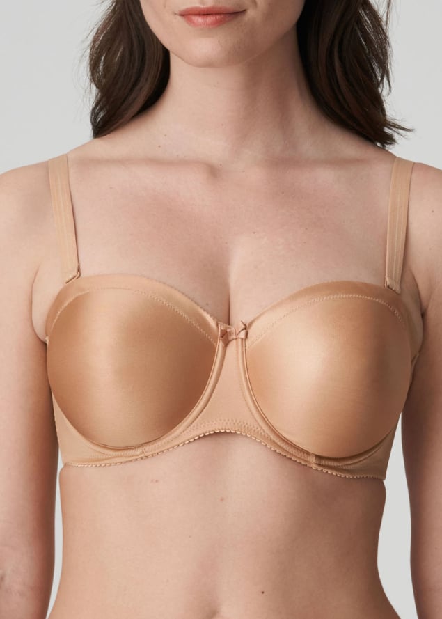 Soutien-gorge Bandeau Prima Donna Cognac