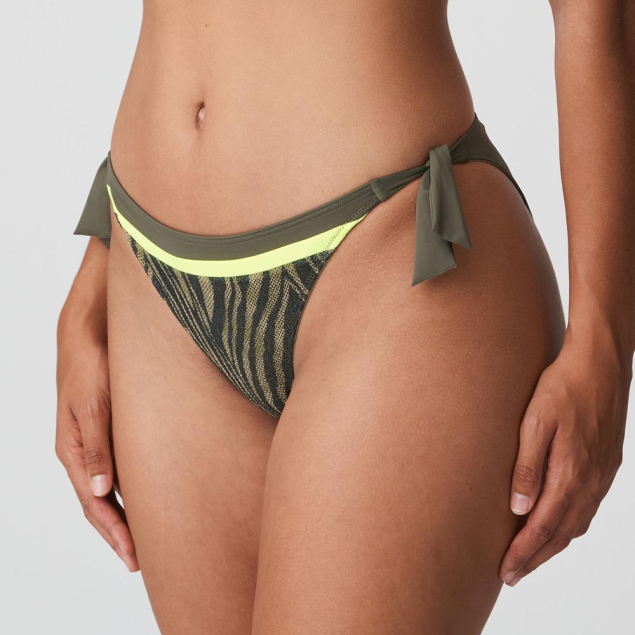 Slip Taille Basse Maillots de Bain Prima Donna Swim Fluo Jungle