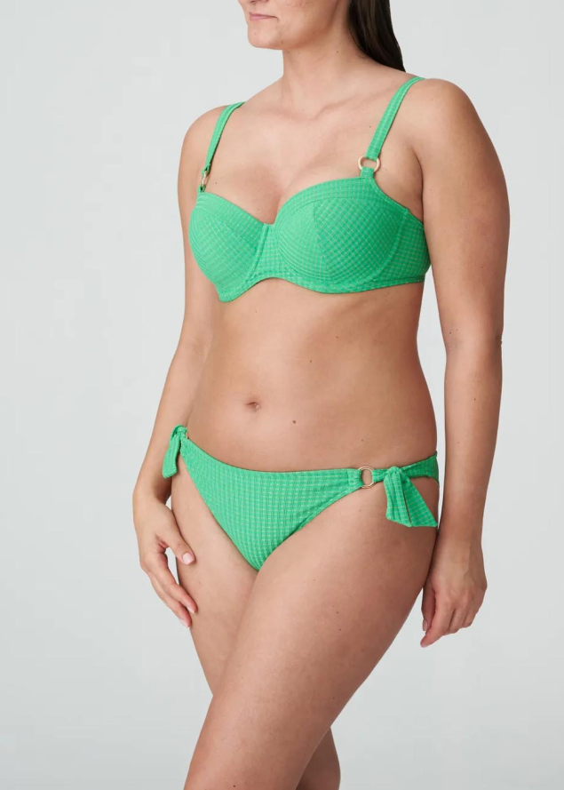 Bas de bikini Taille Basse Ficelles Maillots de Bain Prima Donna Swim Lush Green