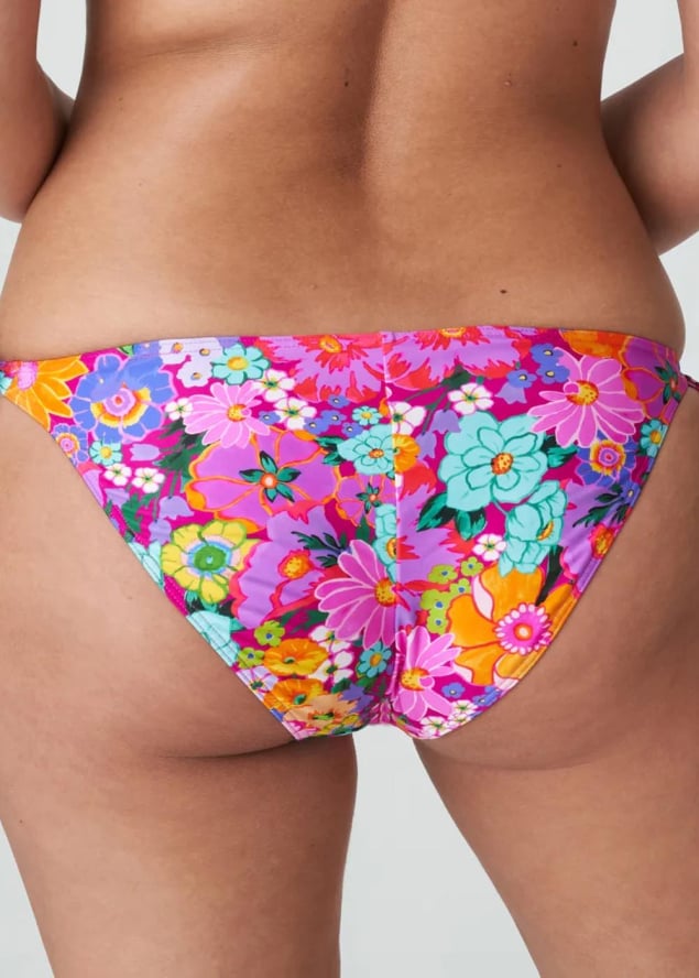 Bas de bikini taille basse  ficelles Maillots de Bain Prima Donna Swim Floral Explosion