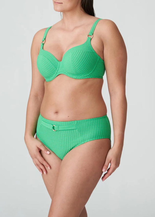 Bas de bikini Slip Taille Haute Maillots de Bain Prima Donna Swim Lush Green