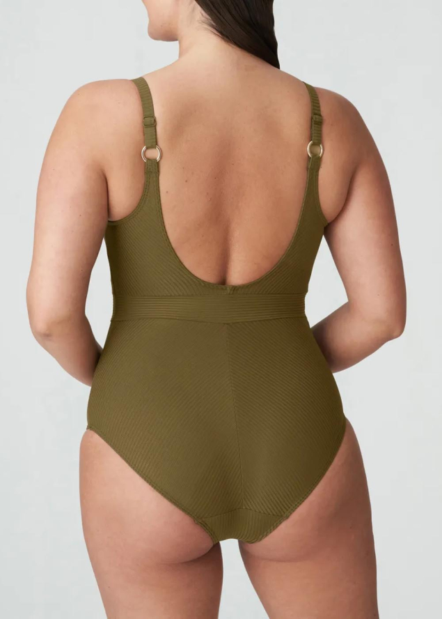 Maillot de Bain 1 pice Rembourr sans Armatures Maillots de Bain Prima Donna Swim Olive