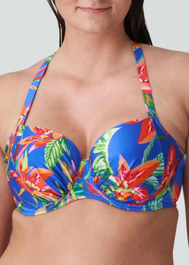 Haut de bikini balconnet rembourr Maillots de Bain Prima Donna Swim Tropical Rainforest