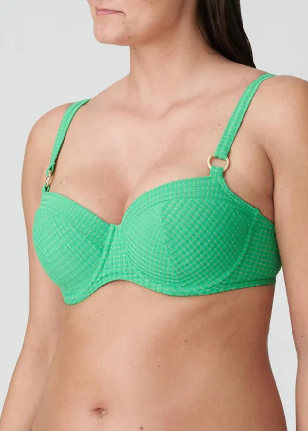 Haut de bikini balconnet rembourr Maillots de Bain Prima Donna Swim Lush Green