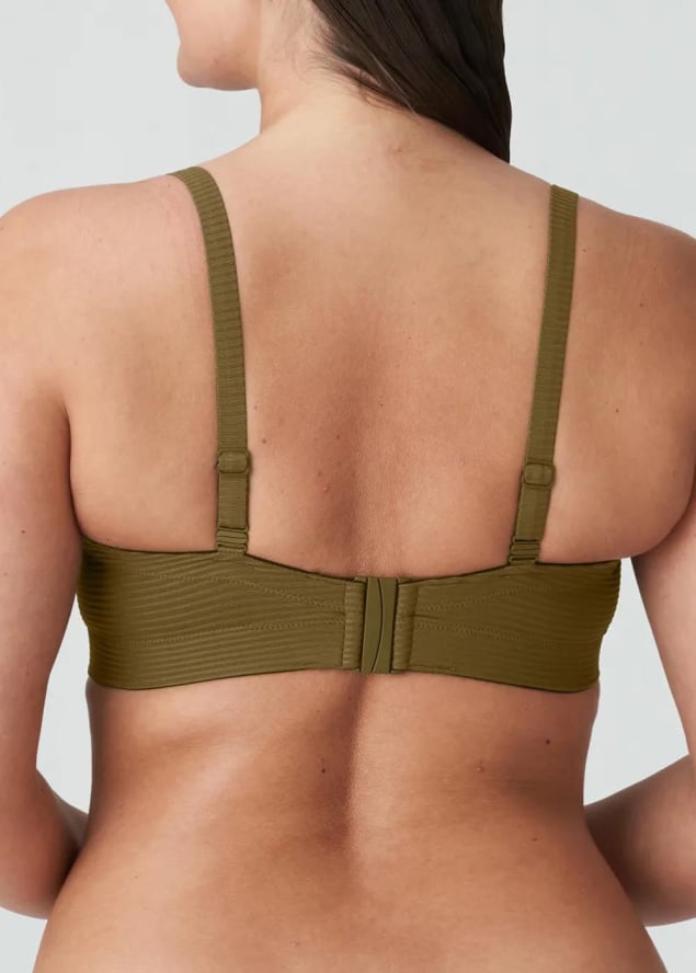 Haut De Bikini Bandeau rembourr Maillots de Bain Prima Donna Swim Olive