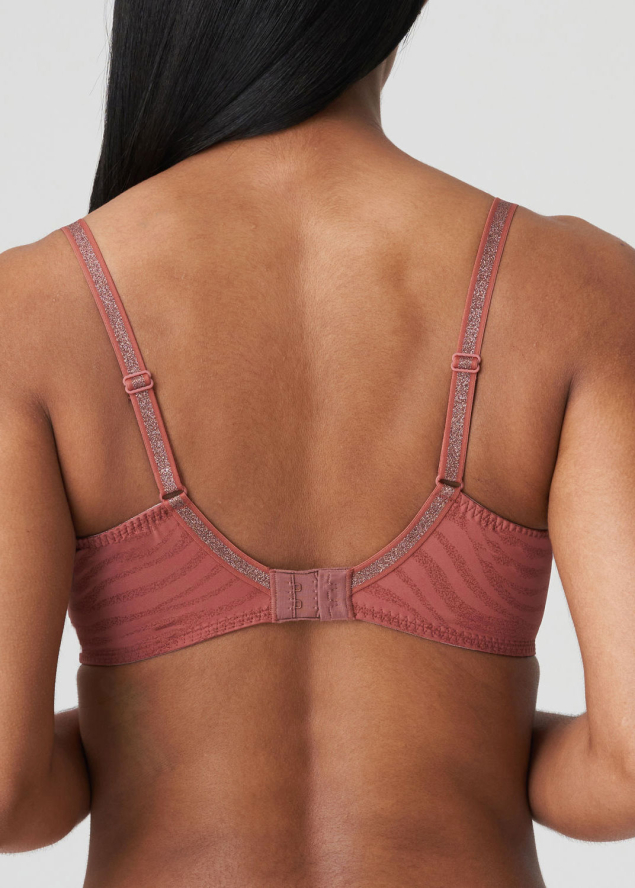 Soutien-gorge Rembourr Balconnet Twist de Prima Donna Pink Brandy