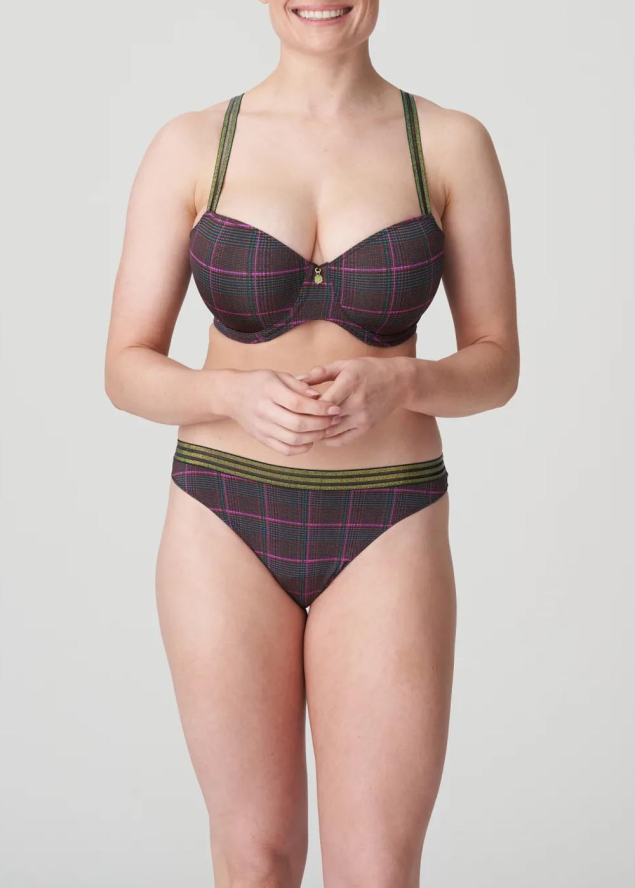 Soutien-gorge rembourr balconnet Twist de Prima Donna Italian Check