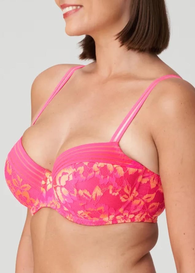 Soutien-gorge balconnet rembourr Twist de Prima Donna L.A. Pink