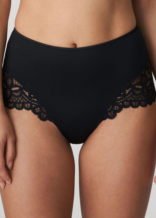 Slip Taille Haute Twist de Prima Donna Noir