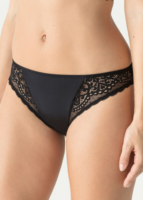 Slip Italien Twist de Prima Donna Noir