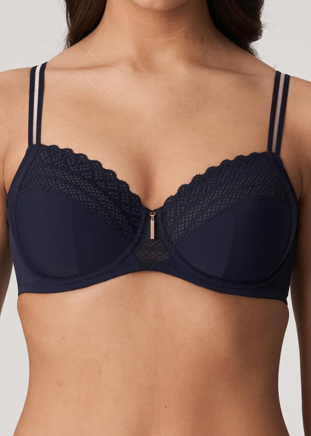 Soutien-gorge Emboitant  Armatures Twist de Prima Donna Majestic Blue