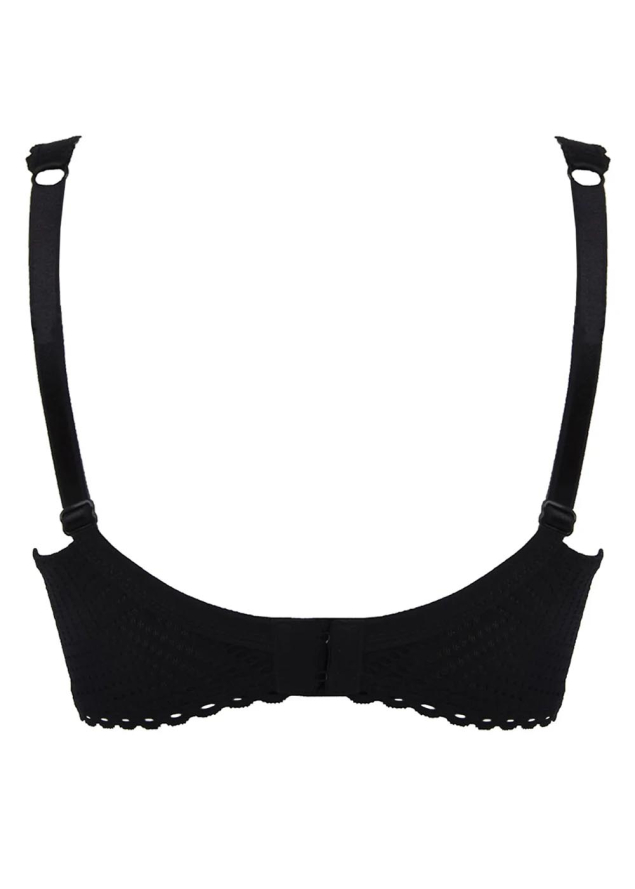 Soutien-gorge Coque Bonnets C, D Antigel de Lise Charmel Tressage Noir