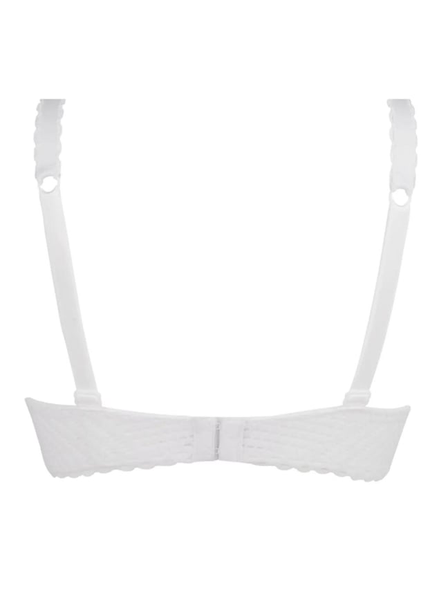 Soutien-gorge sans armature bonnet D et E  Antigel de Lise Charmel Tressage Blanc