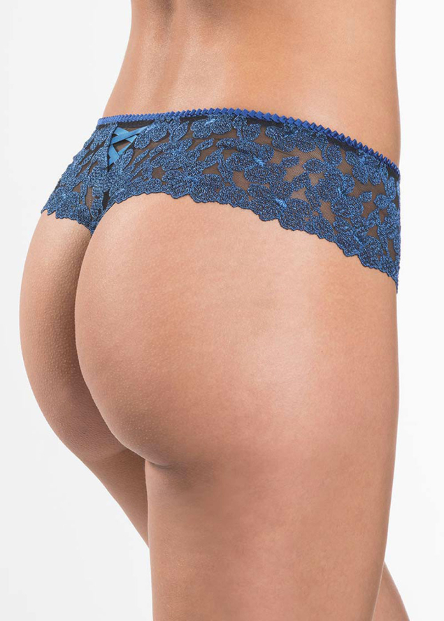 Hot Tanga Aubade Bleu Velvet