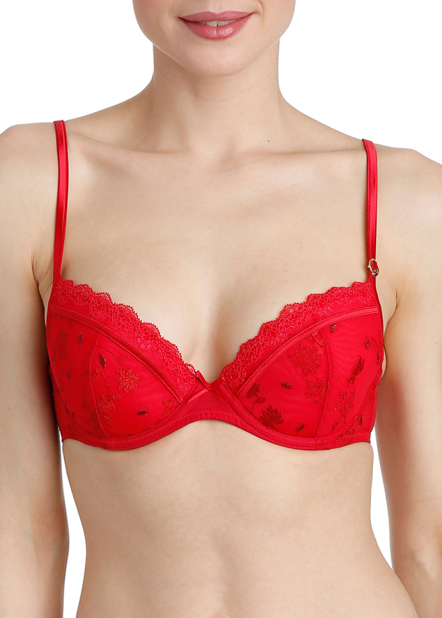 Soutien-gorge Push Up Coussinets Amovibles Marie-Jo Sangria