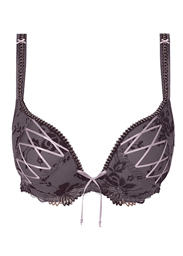 Soutien-gorge Coque Plongeant Empreinte Santal