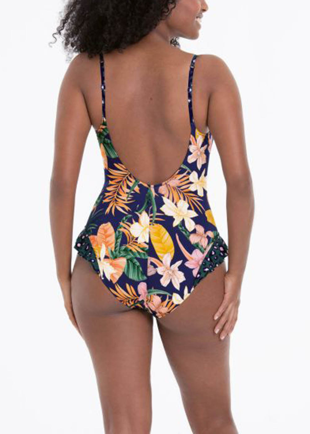 Maillot de Bain 1 pice Style Joni Maillots de Bain Rosa Faia Anita Bleu Lagon