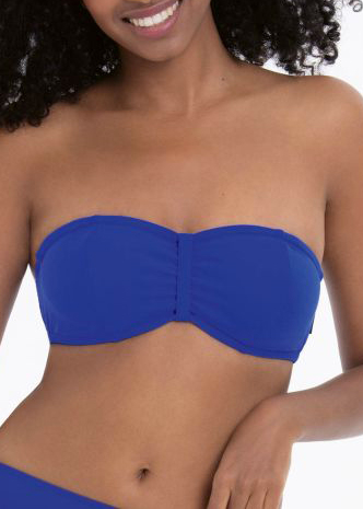 Soutien-gorge Bandeau  Armatures Bretelles Amovibles Maillots de Bain Rosa Faia Anita Bleu Gentiane