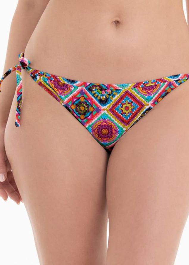 Bas de bikini Taille Basse Ficelles Maillots de Bain Rosa Faia Anita