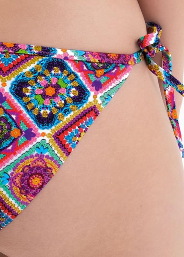 Bas de bikini Taille Basse Ficelles Maillots de Bain Rosa Faia Anita