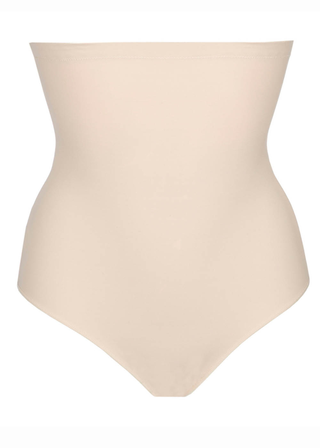 Slip Taille Haute Gainant Ventre Plat Prima Donna Caf au Lait